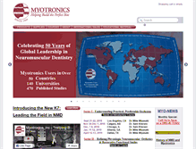 Tablet Screenshot of myotronics.com